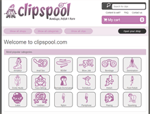 Tablet Screenshot of clipspool.com